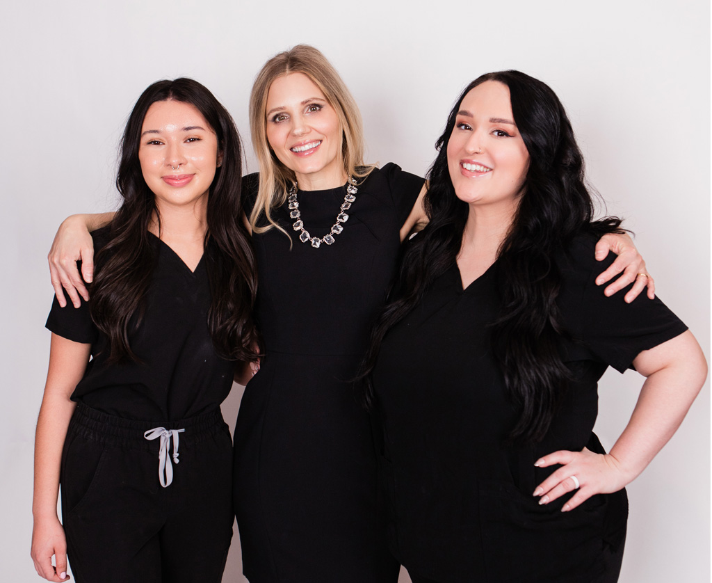 Pictured L to R: Vanessa Grey, Dr. Kimberly Cayce, Jessica Young